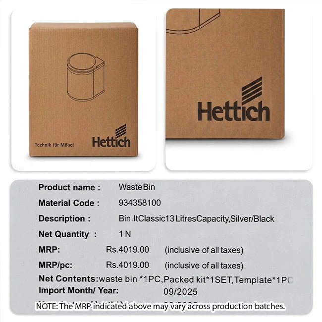 Image of Hettich Waste-Bin.It Classic