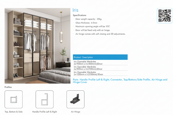 Iris Openable Wardrobe