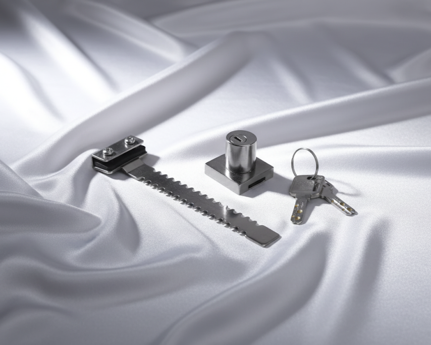 LA Glass Lock Sliding Door