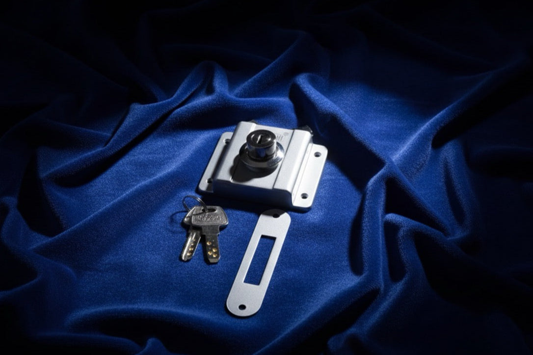 Image of LA LSW 24 Sliding Wardrobe Lock Ultra Keys