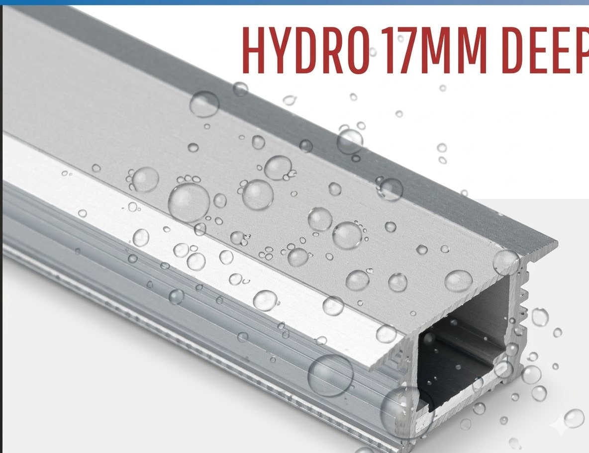 Image of Hydro 17MM Deep Concealed LED Aluminium Profile Hydro Series