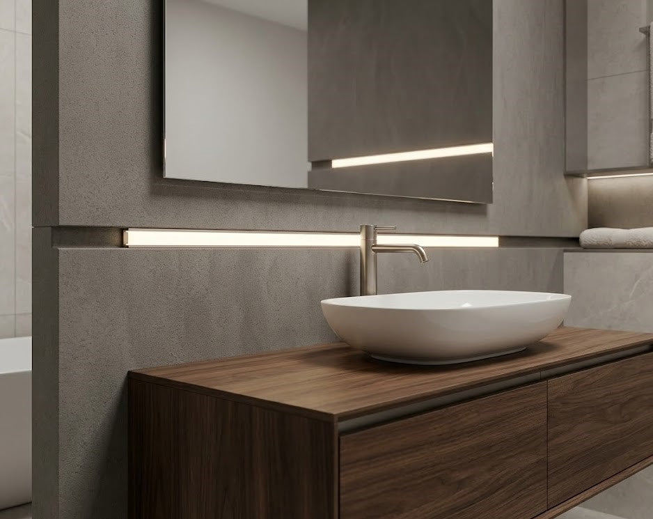 Image of 10MM LED Concealed Aluminium Profile (Low Deep)