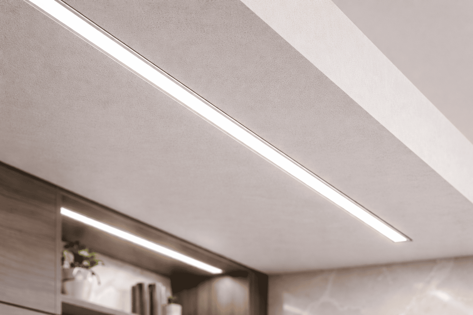 Image of 10MM LED Concealed Aluminium Profile (Deep)
