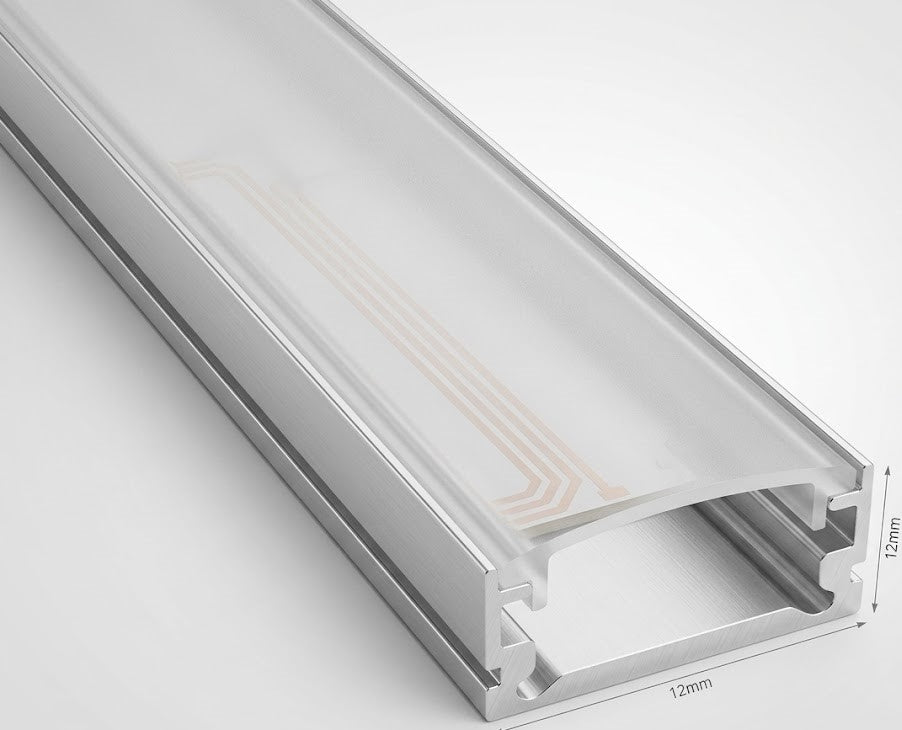 Image of 12MM LED Surface Aluminium Profile