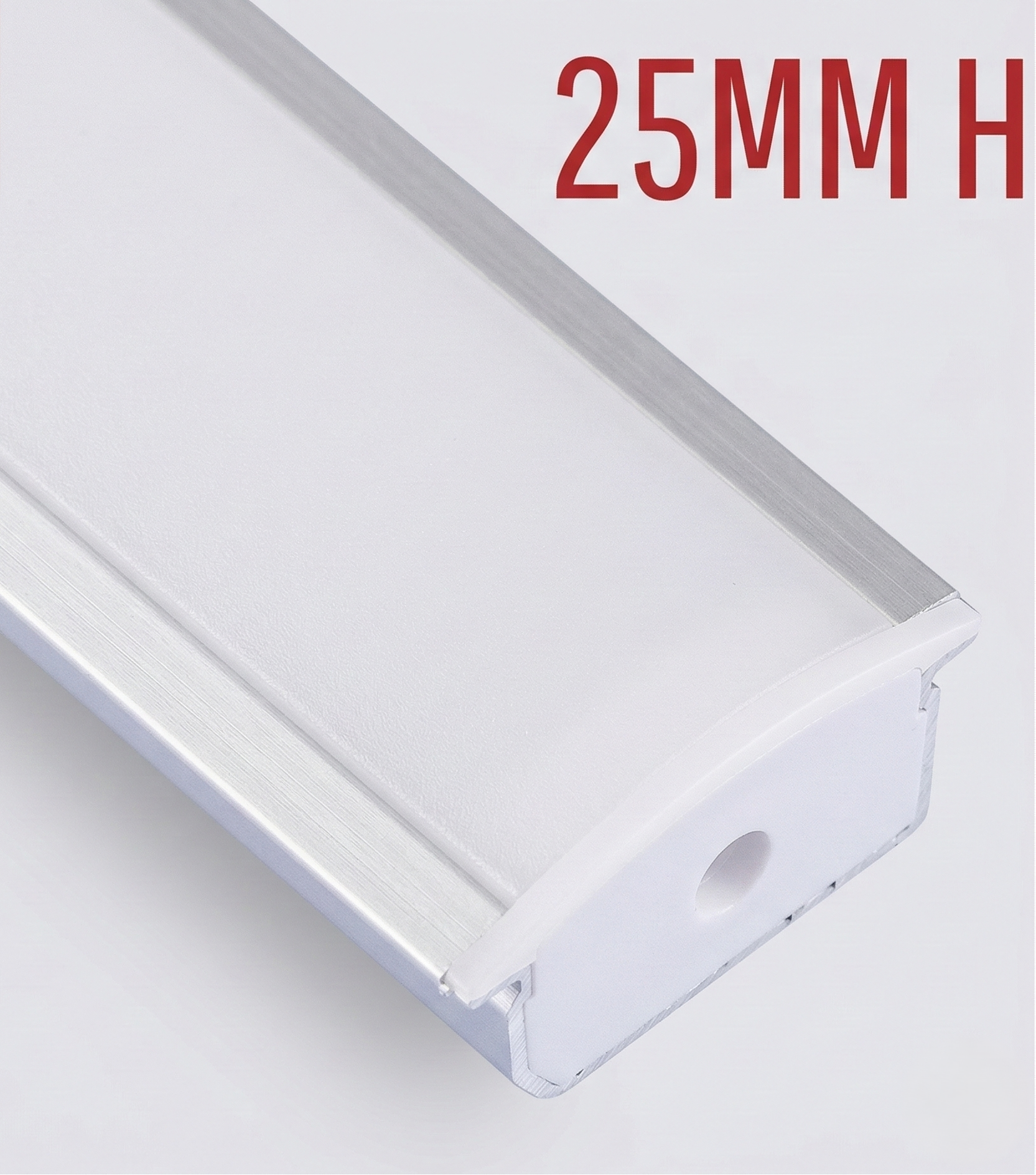 Image of LED Aluminium Profile 25mm Heavy (Concealed)