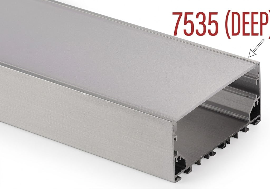Image of 7535 (Deep) Surface LED Aluminium Profile