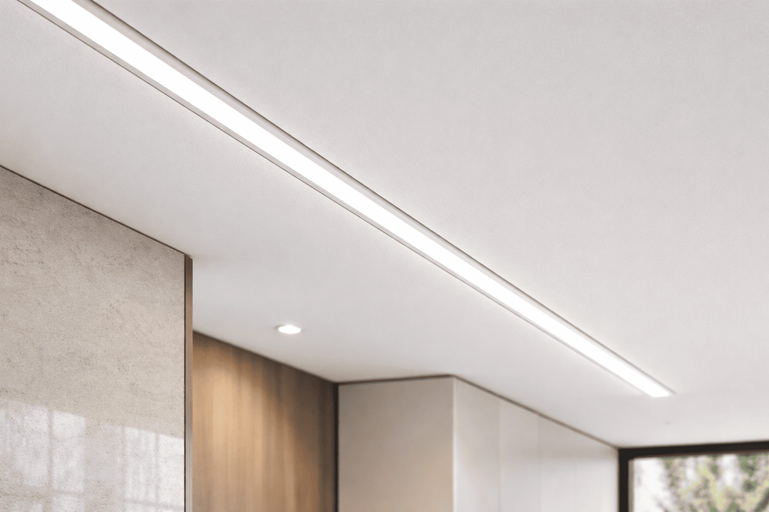 Image of 8MM LED Concealed Aluminium Profile