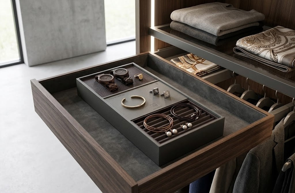 Image of Leather Storage Box