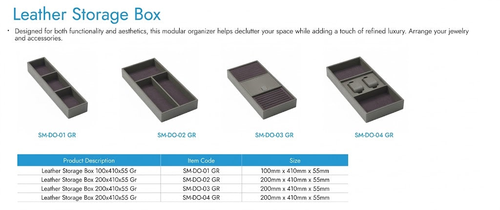 Image of Leather Storage Box