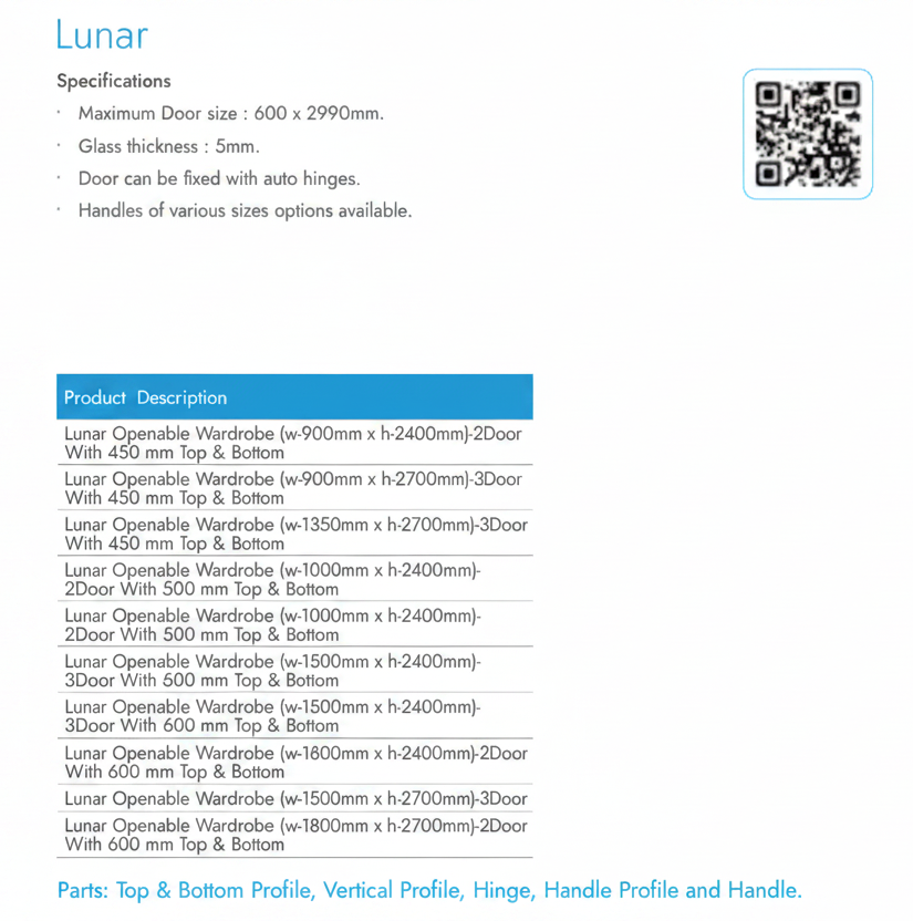 Image of Lunar Openable Wardrobe