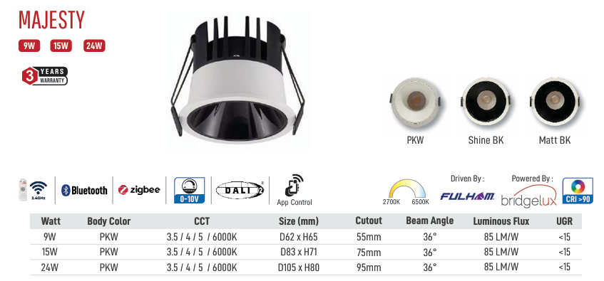 Image of Majesty LED Downlight