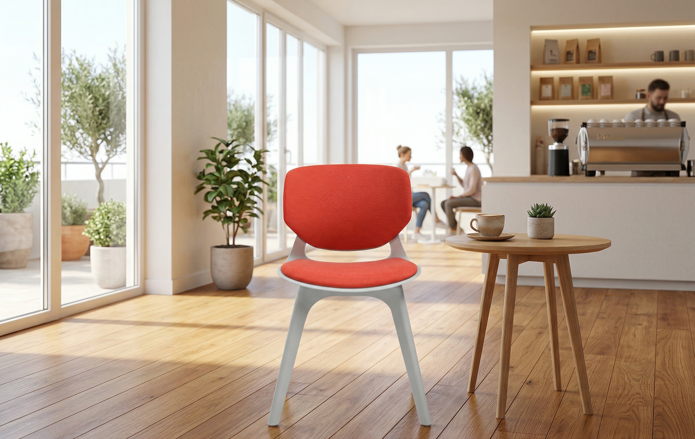 Image of Melody Cushion Cafe Chair