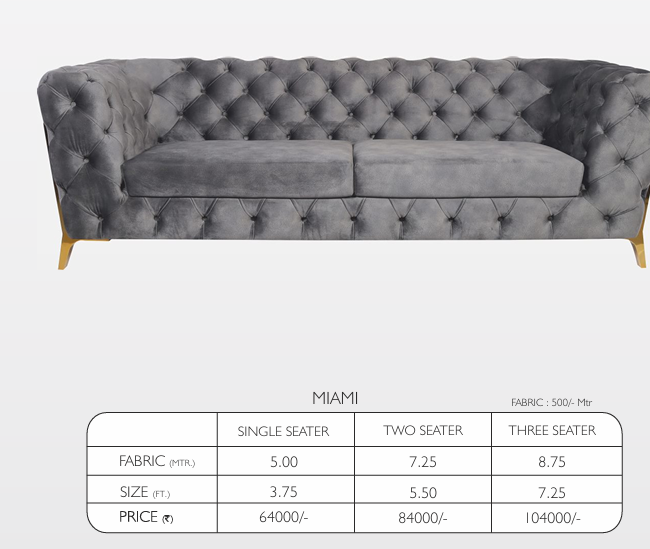 Image of Aestro FZ Miami Sofa