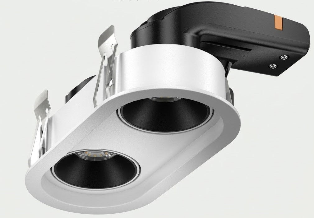 Image of LED Downlight Orion Dual Head Trim