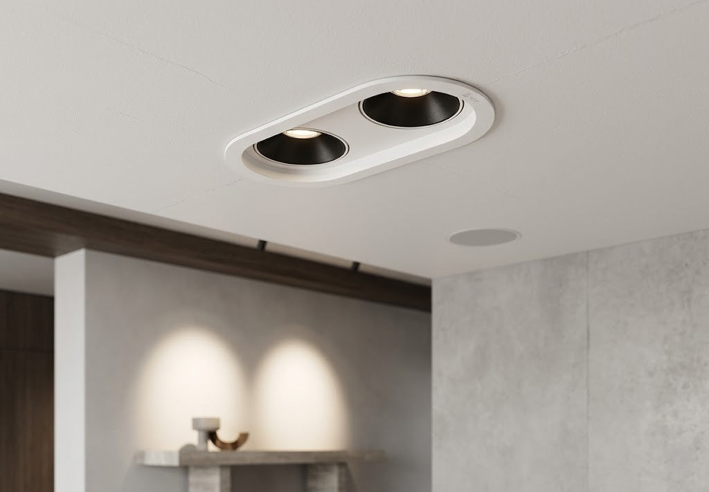 Image of LED Downlight Orion Dual Head Trim