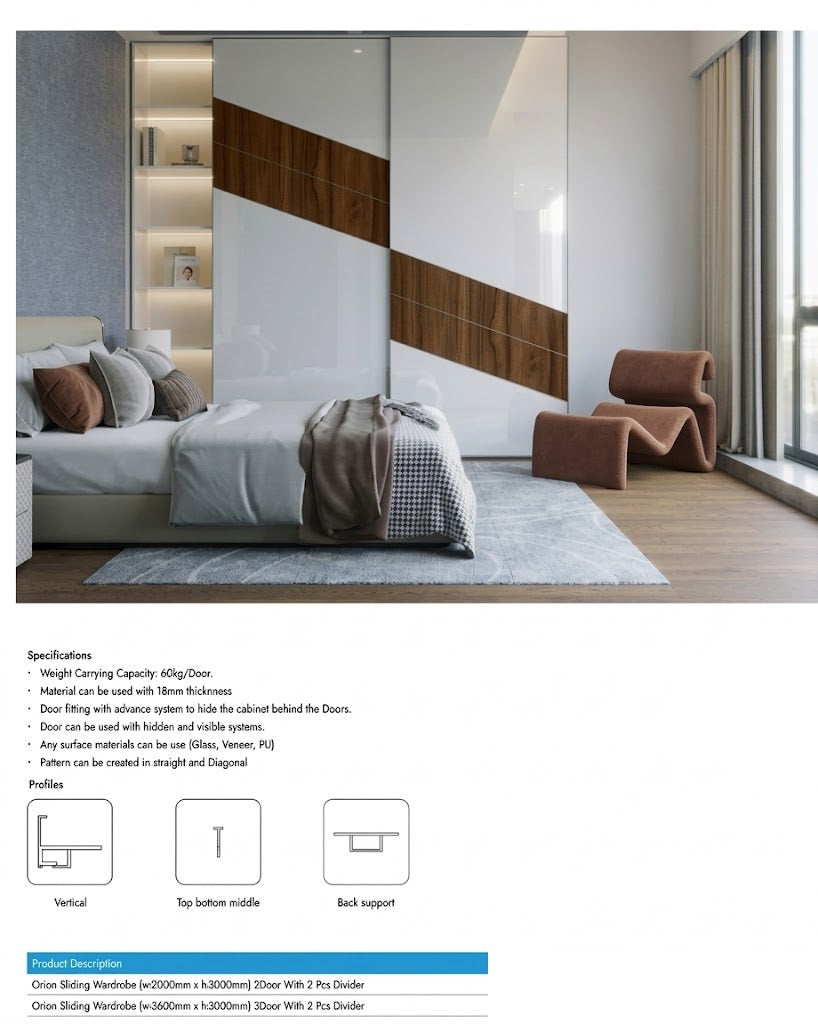 Image of Orion | Sliding Wardrobe