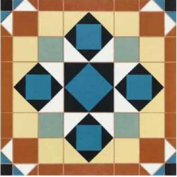 Image of Retro Mosaic Brown