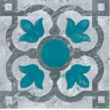 Image of Retro Floral Grey