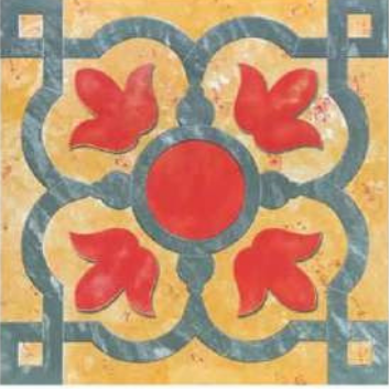 Image of Retro Floral Brown