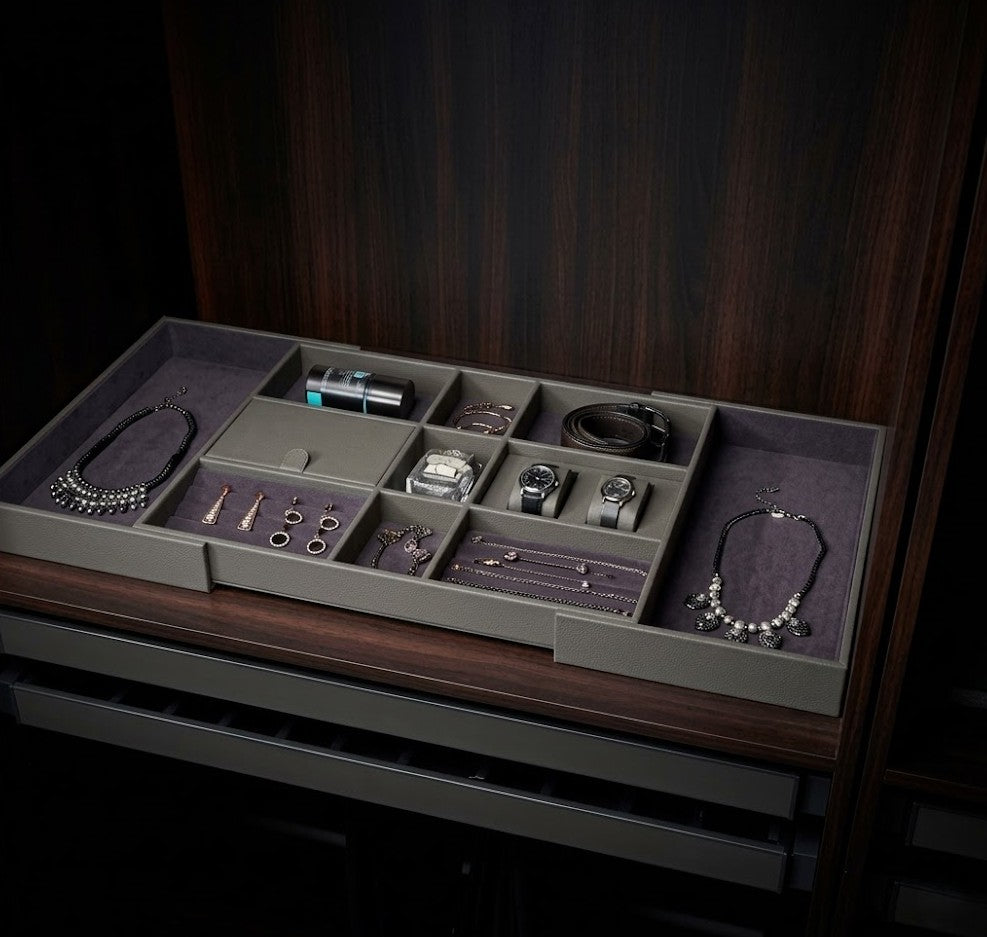 Image of Retractable Leather Sorting Box