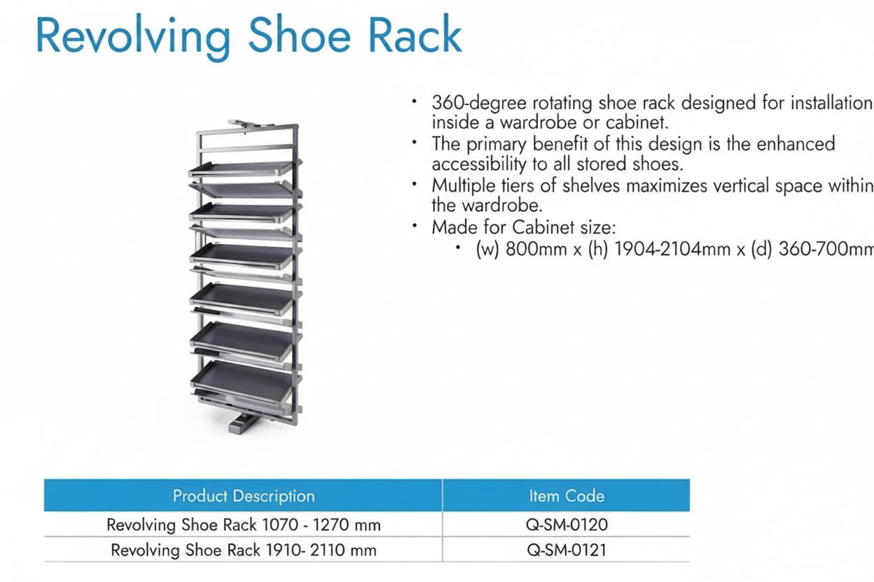 Image of Revolving Shoe Rack