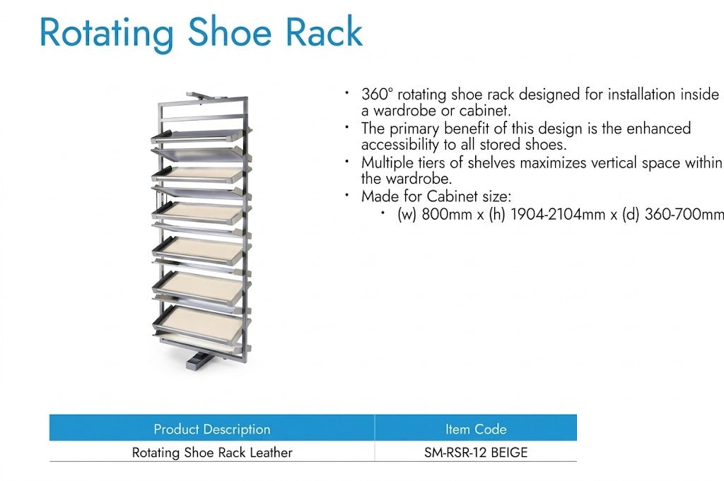 Image of Rotating Shoe Rack