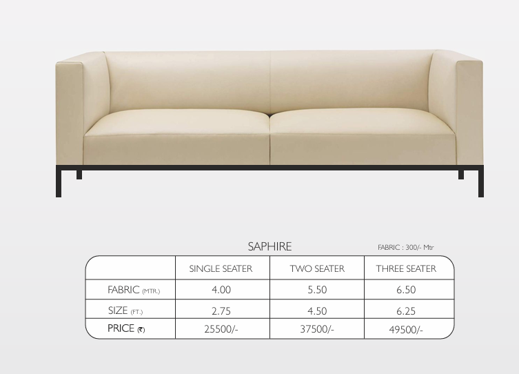 Image of Aestro FZ Saphire Sofa