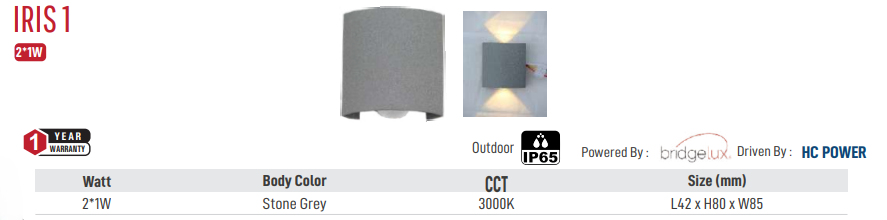 Image of IRIS 1 LED Outdoor Light