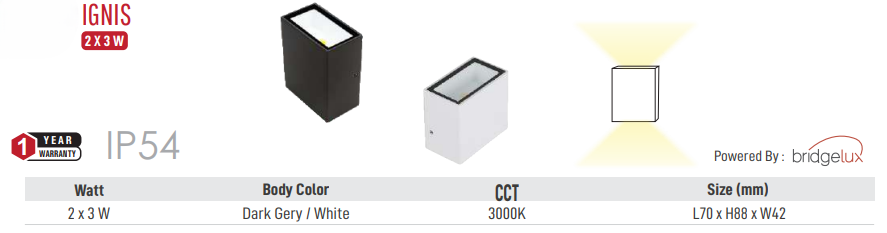 Image of Ignis LED Outdoor Light (Rectangle)