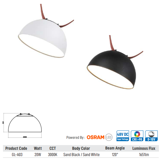 Image of GLO Direct Diffused Light (Wide)
