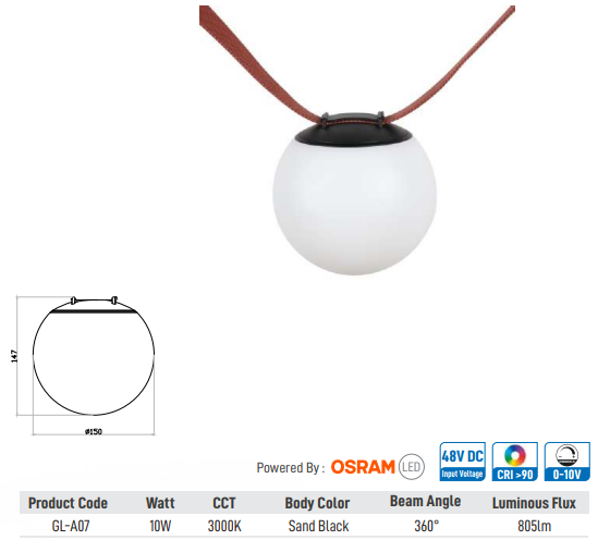 Image of GLO  360° Sphere Light