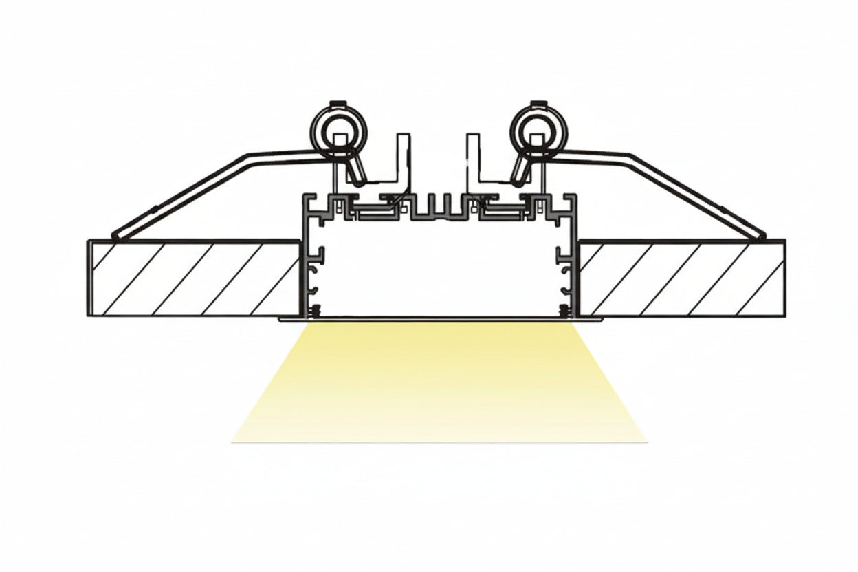Image of 7535 (DEEP) CONCEALED LED  ALUMINIUM PROFILE