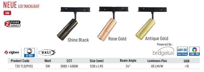 Image of Neue LED Track Light (cylinder 5W)
