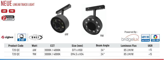 Image of Neue linear Multi LED Track Light