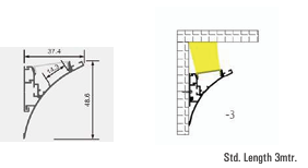 Image of Art 0101 (Wall Washer) LED Aluminium Profile