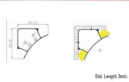 Image of Art 8585 LED Aluminium Profile
