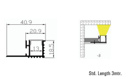 Image of Ambi 4118 LED Aluminium Profile