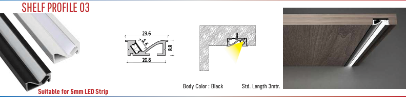 Image of Shelf LED Aluminium Profile 03