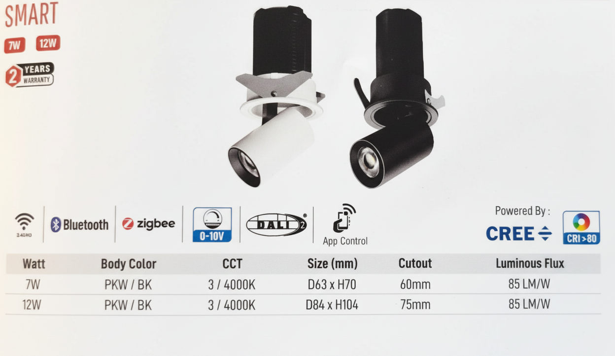Image of Smart Led Telescopic Downlight