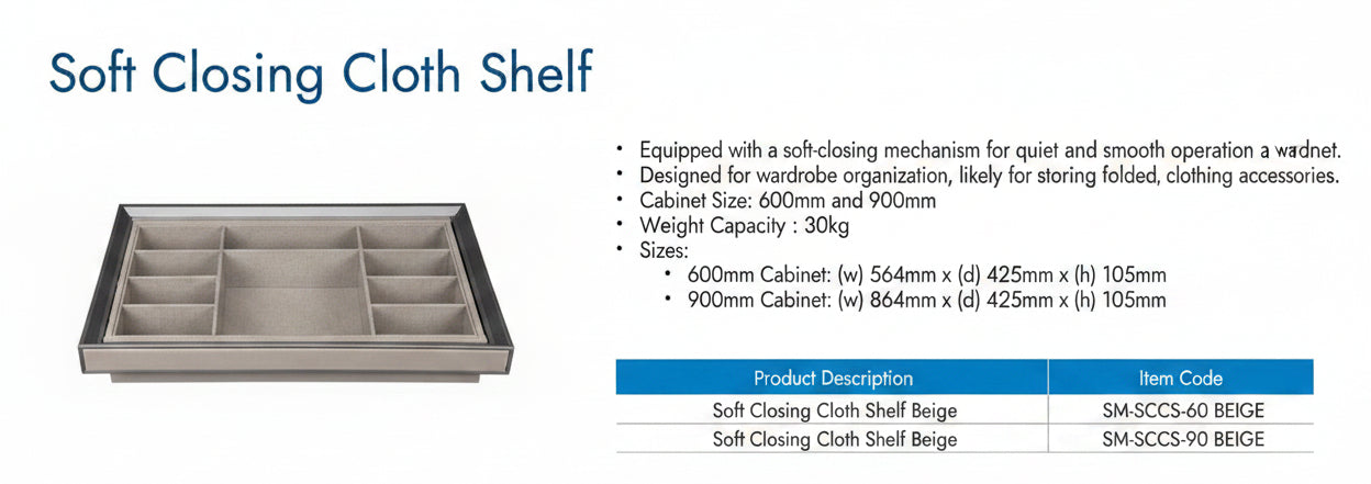 Image of Soft Closing Cloth Self