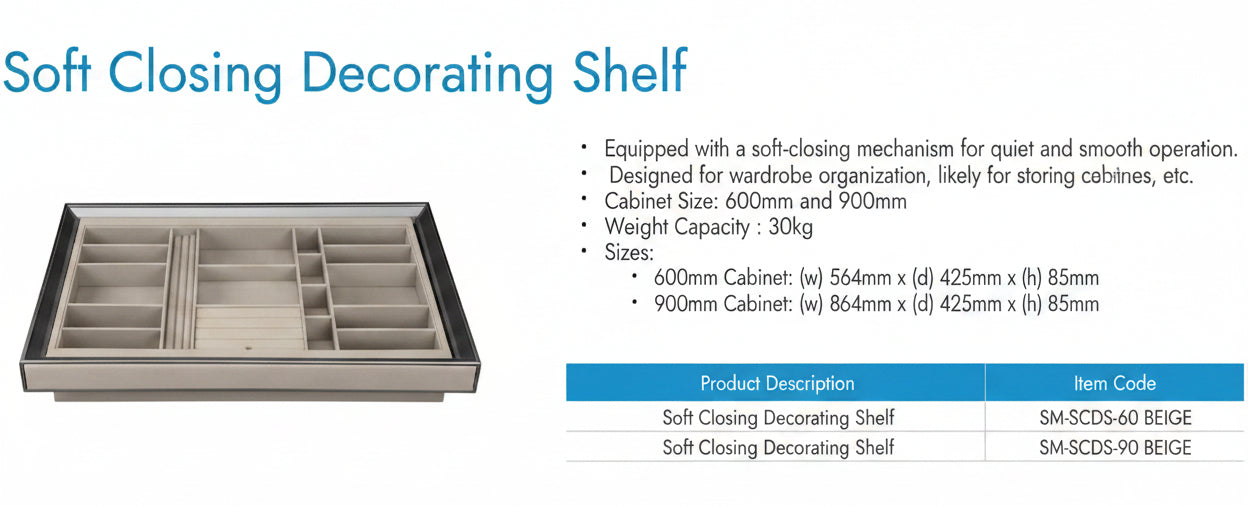 Image of Soft Closing Decorating Self