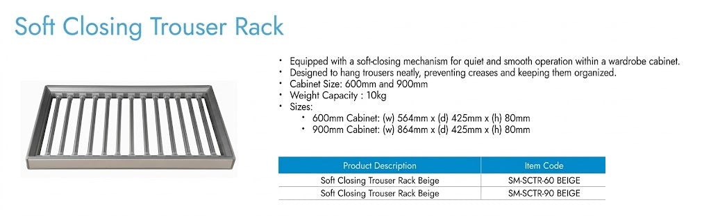 Image of Soft Closing Trouser Rack