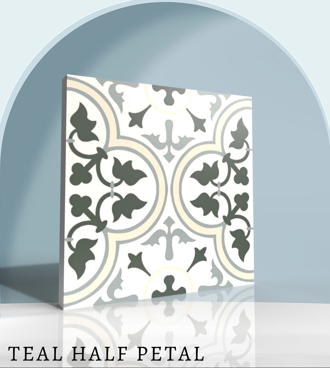Image of Teal Half Petal