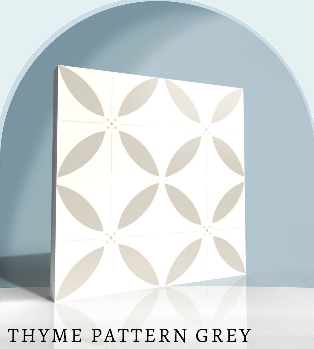 Image of Thyme Pattern Grey
