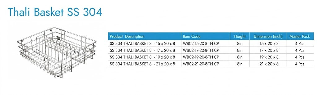 Image of Thali Basket SS 304