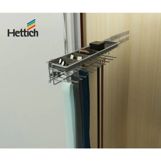 Image of Hettich Cargo Tie & Belt Pull Out Wardrobe Accessory