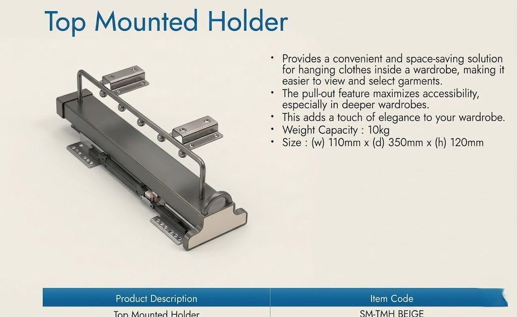 Image of Top Mounted Holder