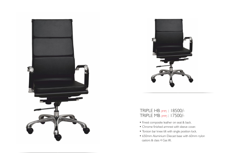 Image of Triple Executive Office Chair