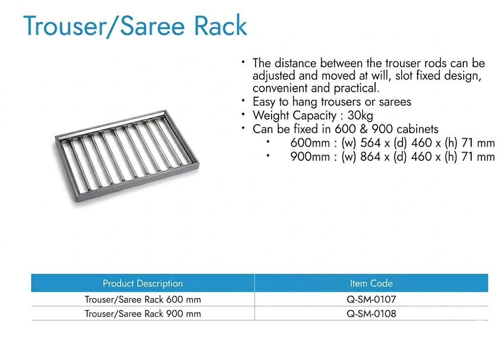 Image of Trouser/Saree Rack