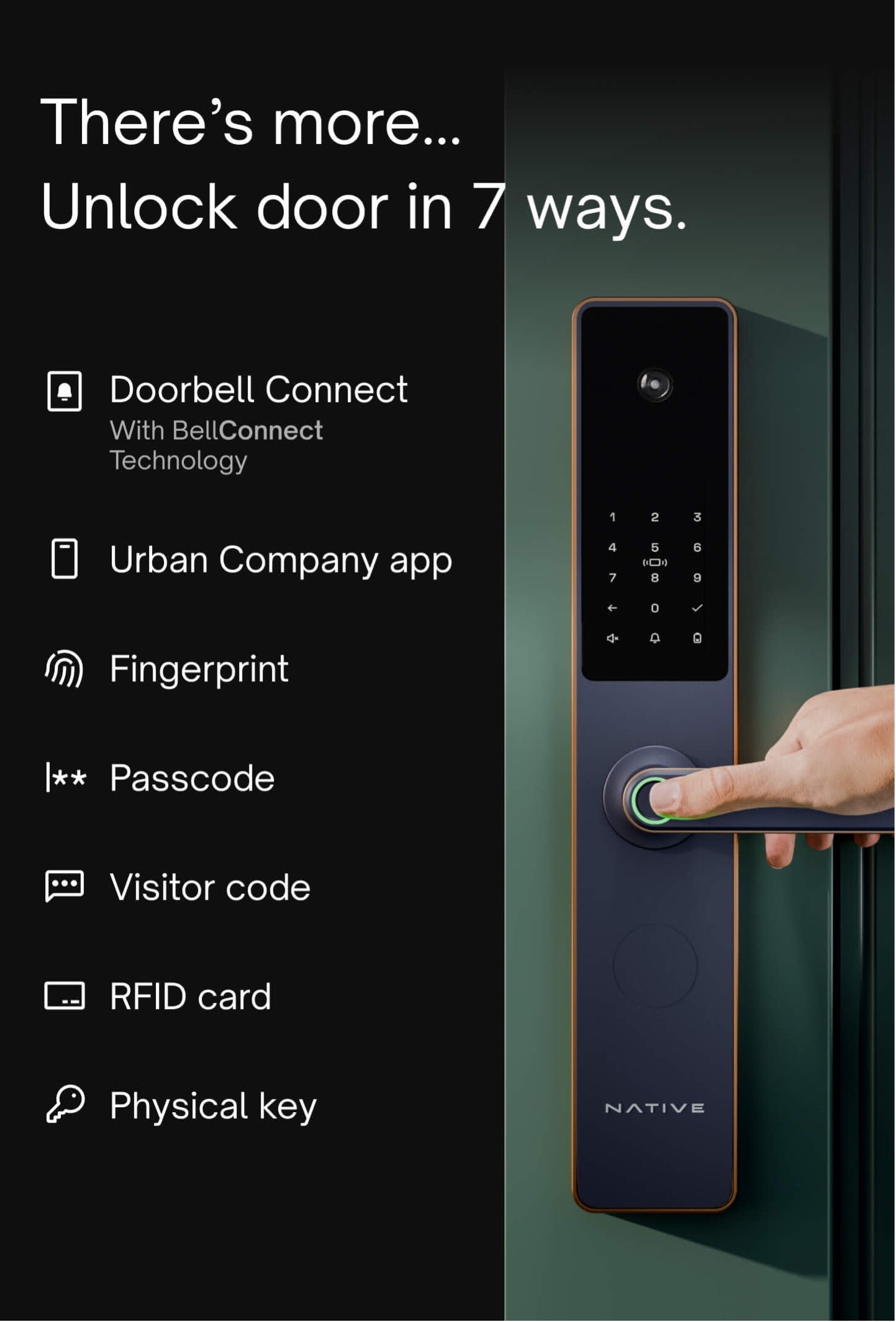 Image of 21 x Urban Company Native Lock Pro │ Space Grey │ Black